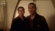 Christopher Eccleston Surprise GIF by Doctor Who